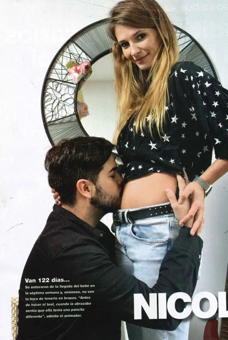 Nico Magaldi, producción tierna con su novia y el nombre que le pondrá a su hijo: "Se va a llamar Bautista y nacerá a fines de octubre"