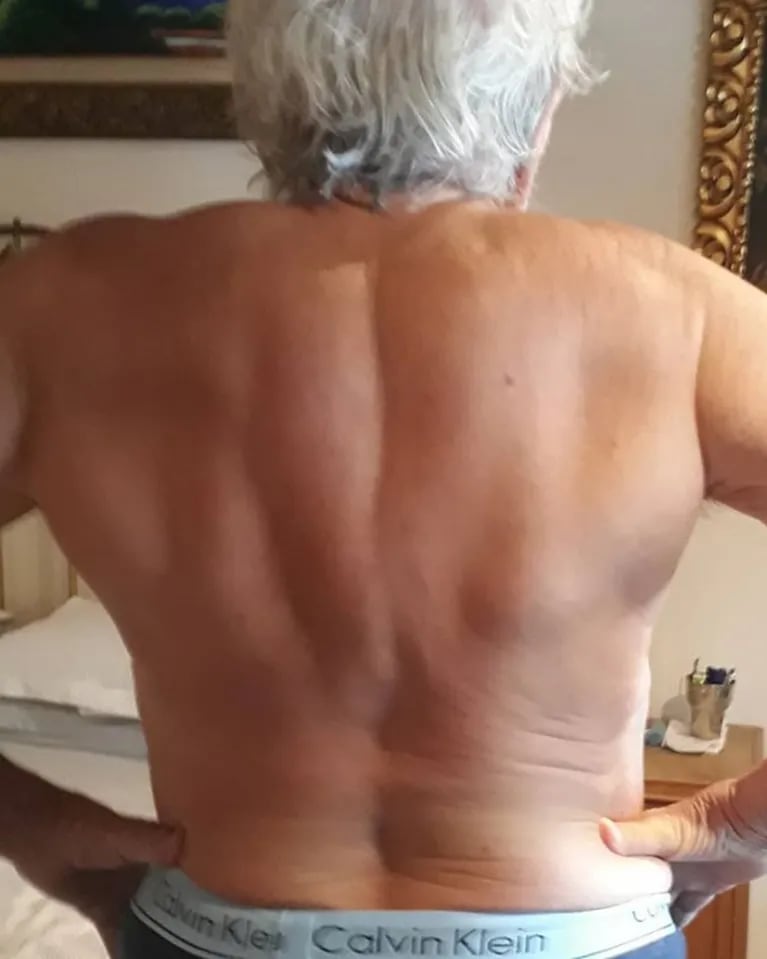 Pacho O'Donnell luce sus músculos en Instagram a los 77: "La vejez no tiene que ser sinónimo de deterioro"
