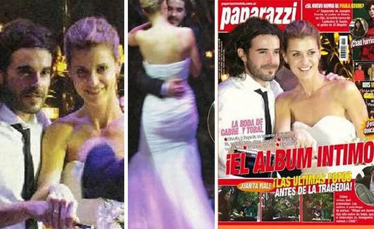 Cuánto se pagó por las fotos de la boda de Nicolás Cabré y Eugenia Tobal. (Fotos: Paparazzi)