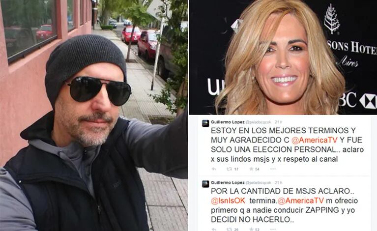 El Pelado Guillermo se va de América y será reemplazado por Viviana Canosa con Zapping. (Foto. web)