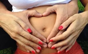Vanina Escudero y Waldo, embarazados (Foto: Twitter).