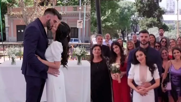 Thomás Fort realizó un casamiento íntimo el sábado, el día del entierro de Gustavo Martínez 