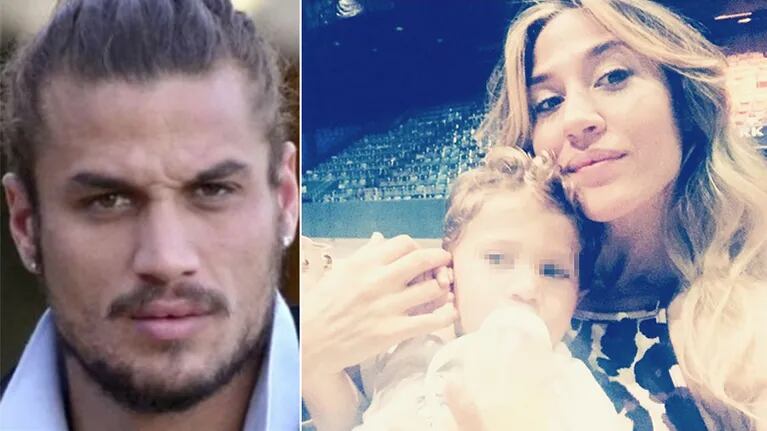 Daniel Osvaldo hace seis meses que no ve a su hijo. Fotos: Web e Instagram.