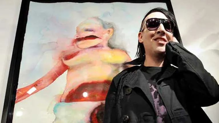 Marilyn Manson, ahora también pinta