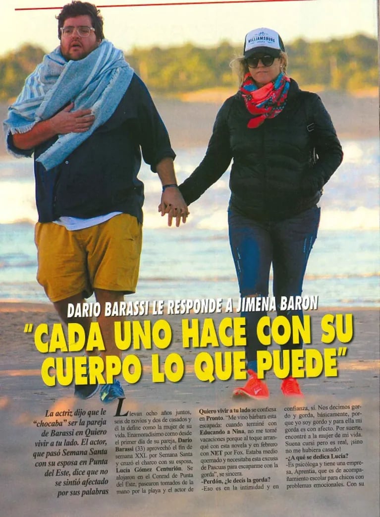 Darío Barassi, amor y paseo en Punta del Este con su esposa: "Por suerte, encontré a la mujer de mi vida"