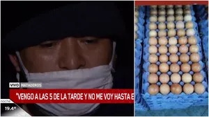 Telenoche mostró el caso de un hombre desempleado que vende huevos para ganar 200 pesos: "Es un ejemplo para mis hijos"