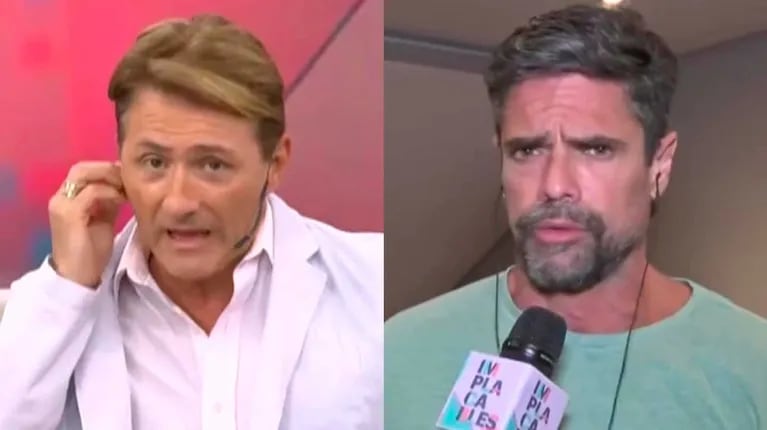 El insólito cruce de Gómez Rinaldi con Luciano Castro en vivo