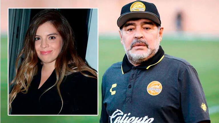 El tierno mensaje de Diego Maradona tras el nacimiento de la hija de Dalma: Te imagino hermosa como tu madre