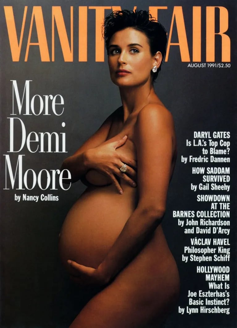  Demi Moore volvió a posar desnuda a sus 56 años y habló sobre su dura infancia, amores y dolores del pasado