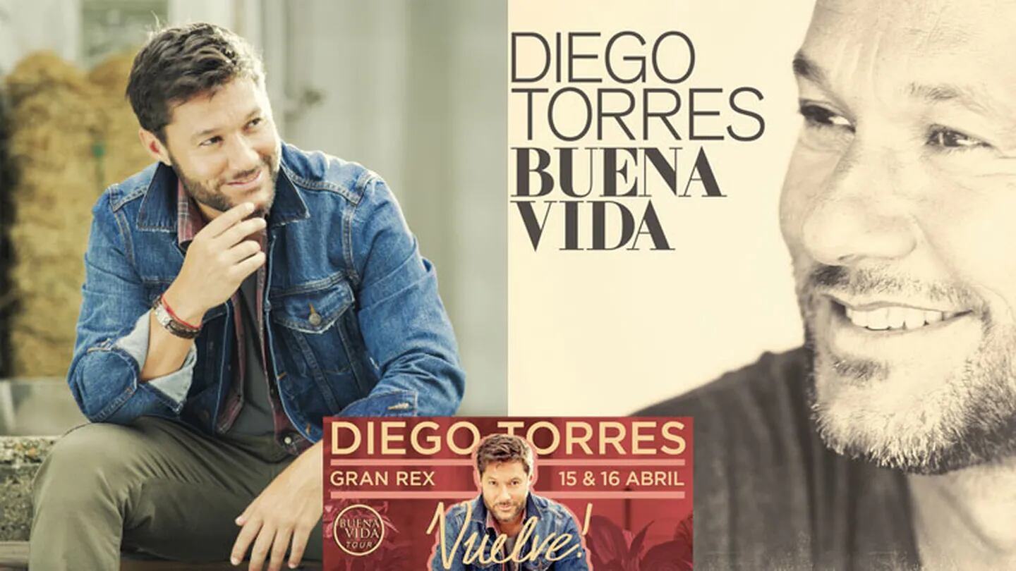 ¡Atentos, fans! Diego Torres se presentará en el teatro Gran Rex. (Foto: Web)