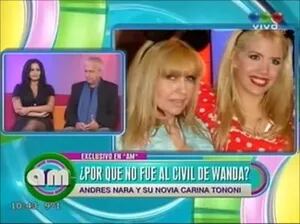 Andrés Nara la mandó a su ex a  comprarse una vida : "Para ella todo es Wanda y Zaira"