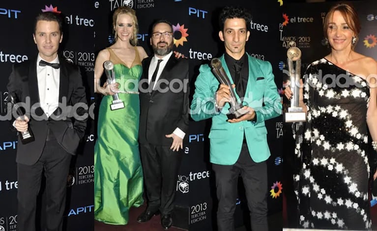 Los ganadores de los Premios Tato 2013 (Fotos: Jennifer Rubio). 