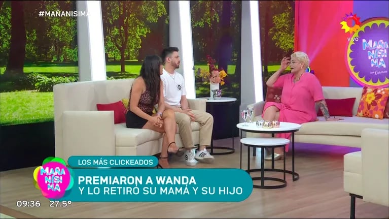 Pampito, Mica Levitt y Carmen Barbieri en Mañanísima.