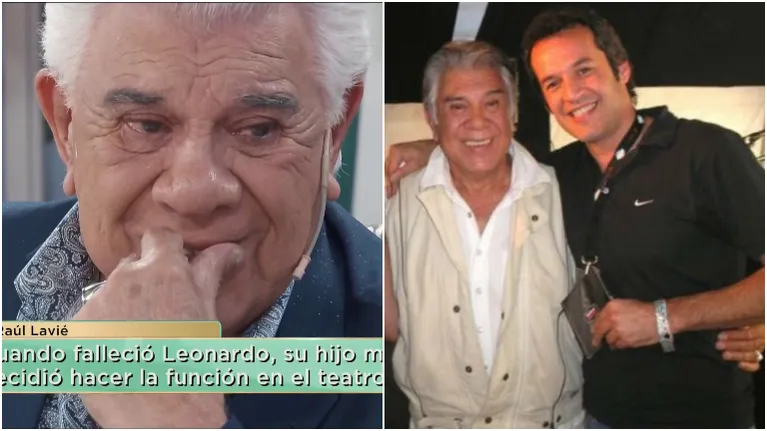 Raúl Lavié se emocionó al hablar de la muerte de su hijo Leonardo Satragno: "Lo recuerdo con afecto, cariño y alegría"
