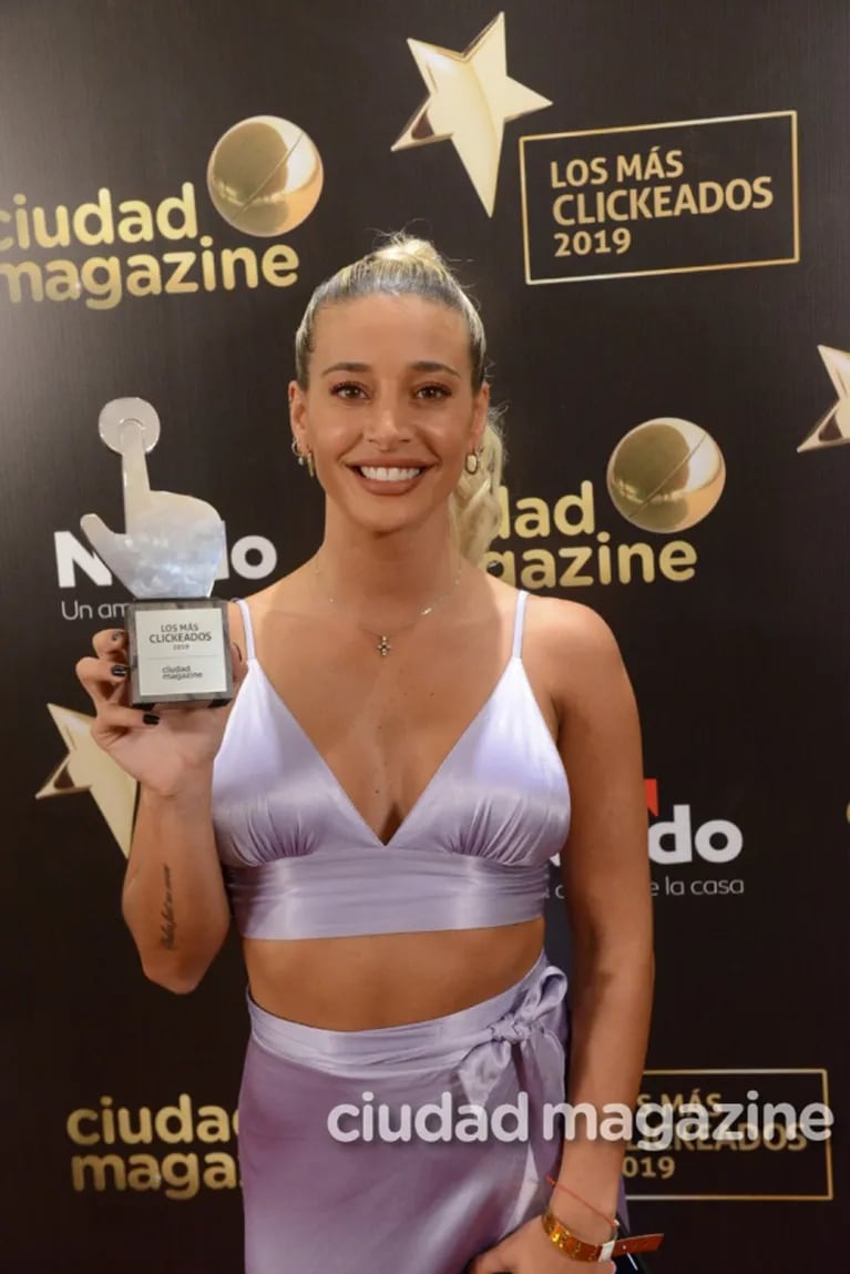 Los ganadores de Los Más Clickeados 2019: Pampita se llevó el Oro en la gran noche del mundo digital