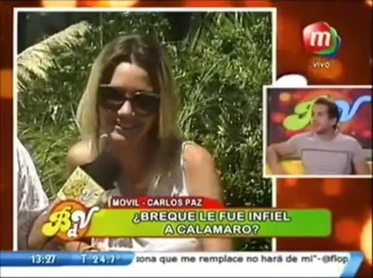 Emiliano Boscatto dijo que vio a Micaela Breque y Alé besándose: ¡mirá la reacción en vivo de ella! 