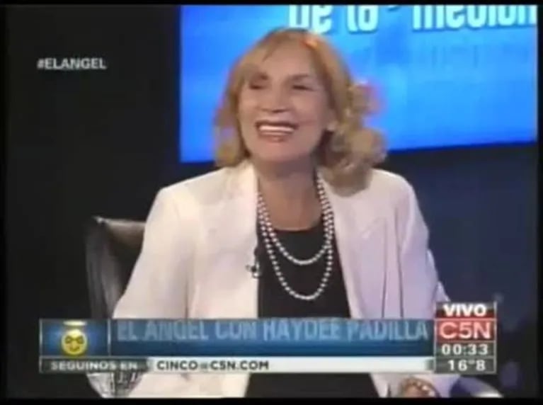 Haydée Padilla confesó en TV que adoptó una hija de manera ilegal en 1975: no sabía que estaba al aire