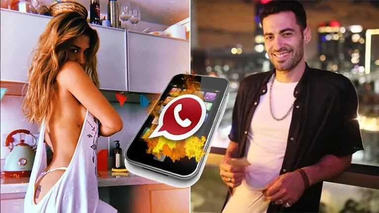 Mauro Caiazza mostró los mensajes ¡súper hot! que le manda Jimena Baron por WhatsApp