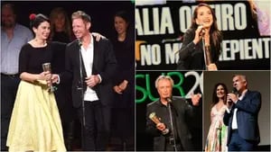La luz incidente, la gran ganadora de los Premios Sur: Natalia Oreiro y Oscar Martínez, mejores actores. Fotos: Clarín/ Twitter