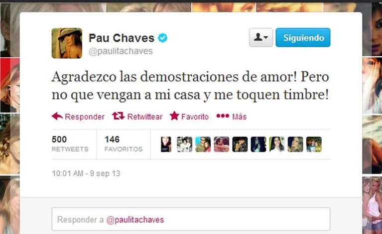 La "queja" de Paula Chaves a sus fans: mirá la reacción de sus seguidores