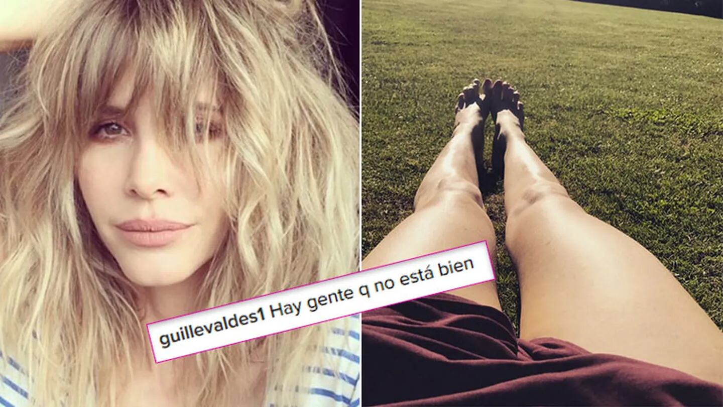 Guillermina Valdés, enojada en Instagram por los comentarios agresivos que reciben sus fotos.