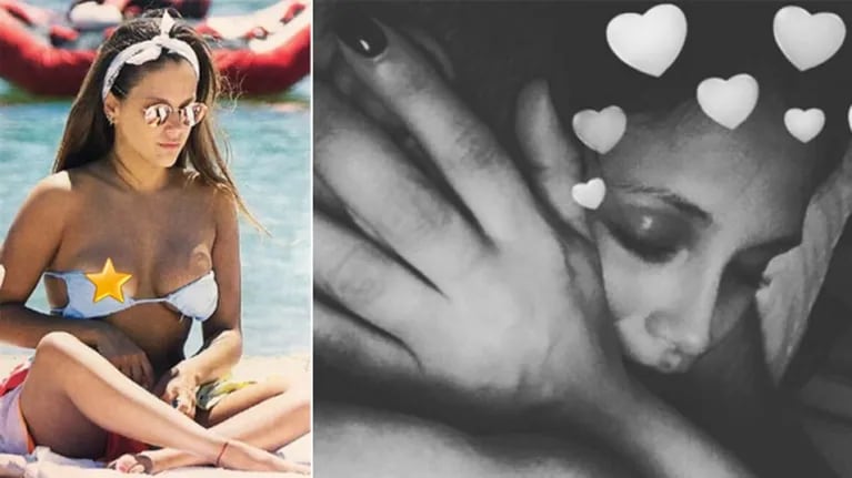 Barbie Vélez publicó la primera selfie con su novio en Instagram Stories, con lluvia de corazones