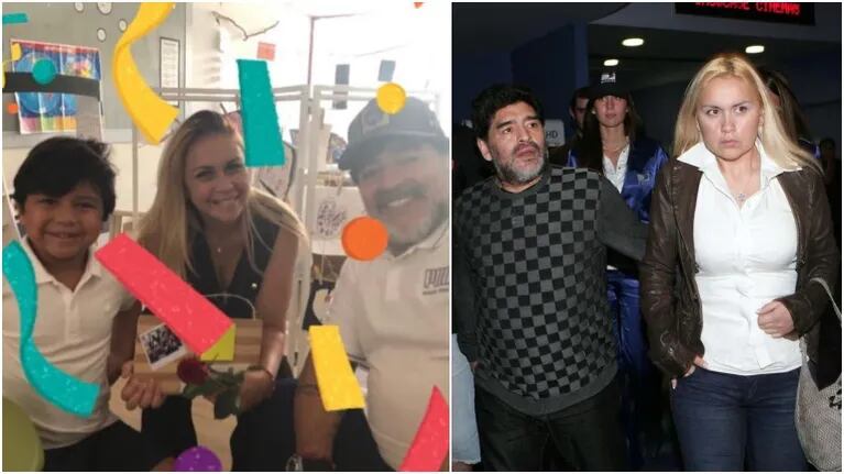 Verónica Ojeda y su llamativo posteo por el Día de la Madre con Maradona y Dieguito Fernando