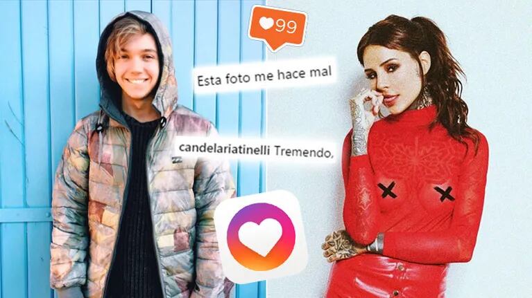 Los mensajes de Cande Tinelli en el Instagram de Franco Masini… y su divertido cruce con una seguidora.