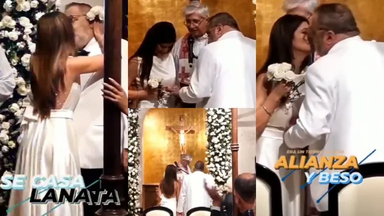 El video de la emotiva ceremonia de casamiento de Jorge Lanata y Elba Marcovecchio