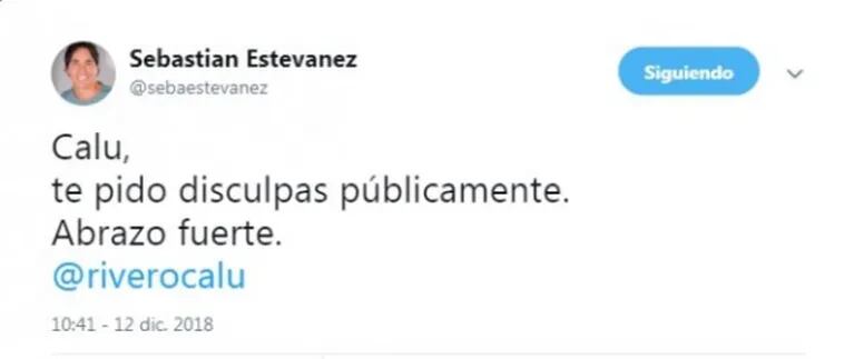 Calu Rivero, ¿no aceptó las disculpas de Sebastián Estevanez?: "Creo que eso amerita una charla"
