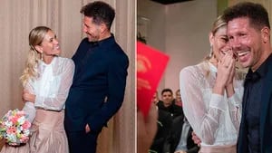 Diego Cholo Simeone se casó con Carla Pereyra por Civil, tras cinco años de amor: Estamos muy felices