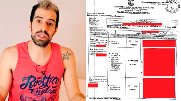 El abogado que denunció a Martín Cirio por pedofilia reveló que fue allanado: se llevaron una notebook, 3 teléfonos y 89 pendrives