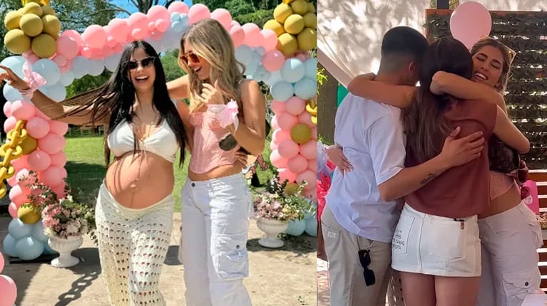 Julieta Poggio mostró cómo fue el baby shower de Daniela Celis y Thiago Medina: “¡Soy madrina!”