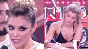 ¿Qué escribía Laurita Fernández mientras ignoraba a Becky Vázquez en la pista del Bailando? (Fotos: Capturas)