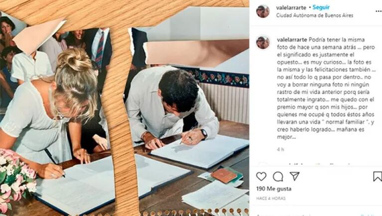 Explosivo gesto de la exmujer de Coti Sorokin a una semana del divorcio y tras el 'blanqueo' con Cande Tinelli: rompió una foto de su boda