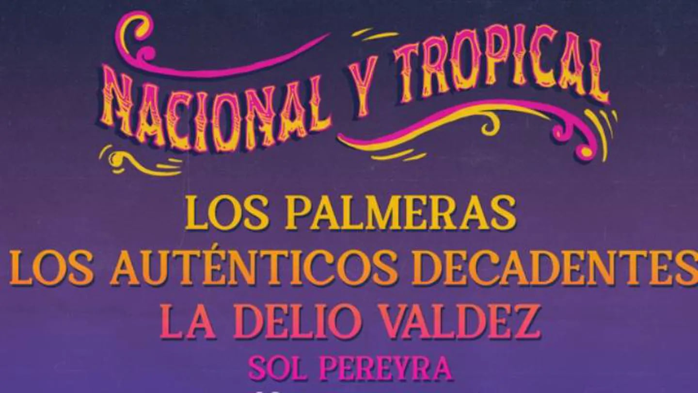 Los Palmeras, Los Decadentes y La Delio Valdez serán parte del Festival Nacional y Tropical