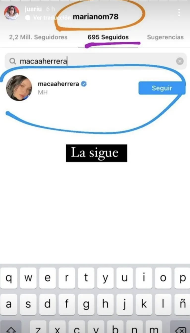 Mariano Martínez estaría cerca de la exnovia de Alex Caniggia: sus intensos likes con Macarena Herrera