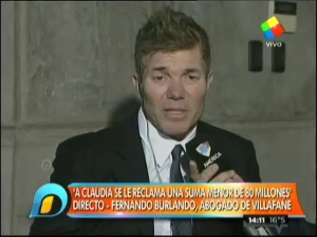 Burlando, sobre las exigencias de Maradona: "Diego le reclamó objetos que son propiedad de Claudia Villafañe"