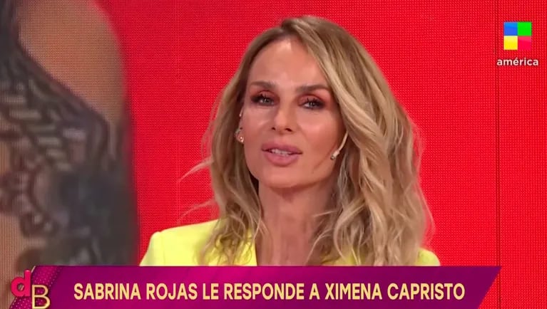Sabrina Rojas habló del final de la amistad con Ximena Capristo, tras sus explosivos dichos en TV