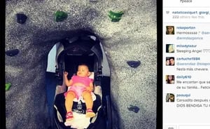 Lola Ponce festejó el primer cumple de su hija Erin (Foto: Instagram). 