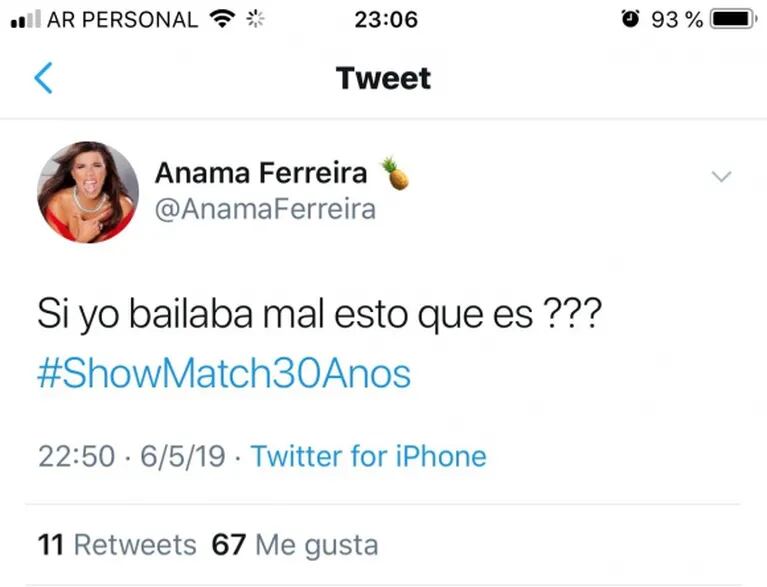 La ácida crítica de Anamá Ferreira al debut de Leticia Brédice en el Súper Bailando