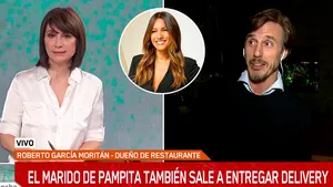 Incómoda reacción de Roberto García Moritán en Telenoche al ser presentado como "el marido de Pampita"