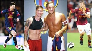 La foto sexy de Leo Messi y Francesco Totti que revolucionó Instagram: ¡duelo de abdominales!