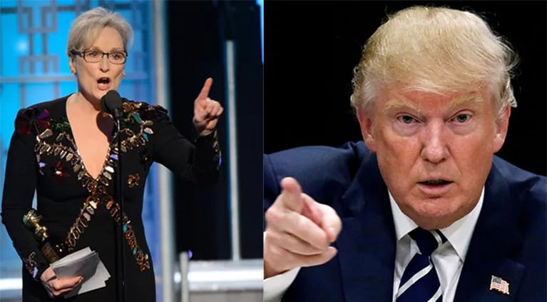 Furiosa respuesta de Trump a Meryl Streep tras el discurso del que habla el mundo.