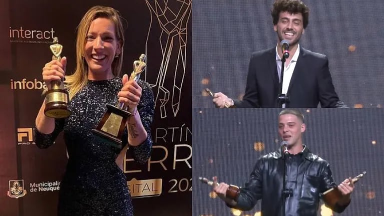 Dani La Chepi, ganadora del Martín Fierro Digital de Oro 2021: Lizardo Ponce, Santi Maratea y Barby Franco, otros de los galardonados