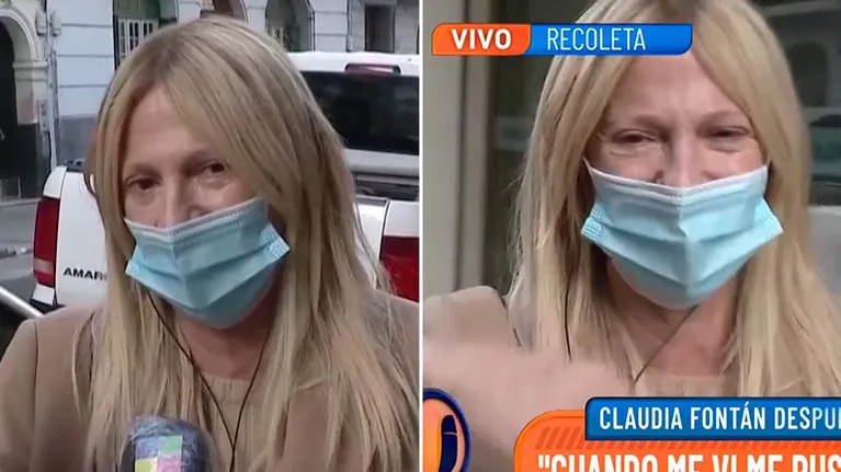 Claudia Fontán se emocionó hasta las lágrimas en un móvil de Intrusos