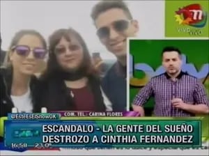 Beneficiarios del sueño de Cinthia Fernández confirmaron que les cobraron los visite y ella se indignó