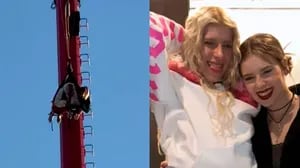 Video: Coti Romero y Camila Lattanzio se lanzaron al vacío desde 500 metros de altura