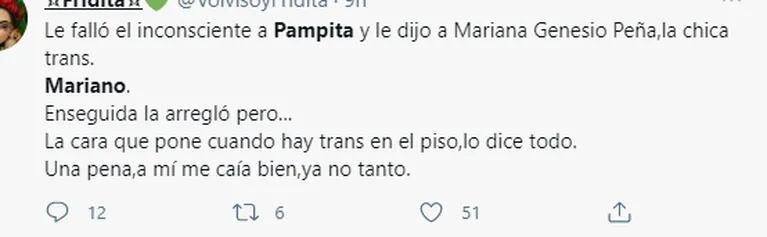 Pampita llamó Mariano a Mariana Genesio Peña en ShowMatch y se disculpó en vivo: "Tuve un acto fallido horrible"