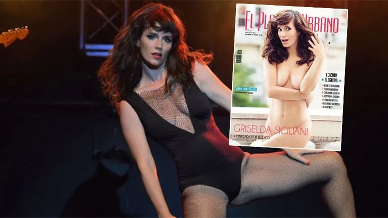 Siciliani respondió a las críticas tras posar desnuda en una revista (Foto: web y El Planeta Urbano)